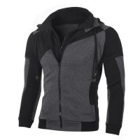 Traje De Deporte Casual Para Hombre Con Capucha Y Cremallera Pantalones Y Sudadera 2 Piezas Running Fitness Suéter De Punto Completo - details 11
