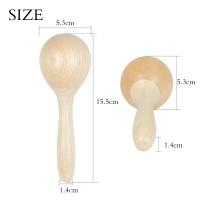 IRIN Maraca De Madera De Spruce Juguete Educativo Para Bebés Instrumento De Percusión Para La Ilustración Musical Infantil - details 7