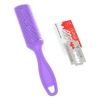 Peine Y Afeitadora Profesional Doble Cara Para Hombres Y Mujeres Con Hoja De Corte Herramienta De Estilizado De Peluquería Salon C0009A - details 3