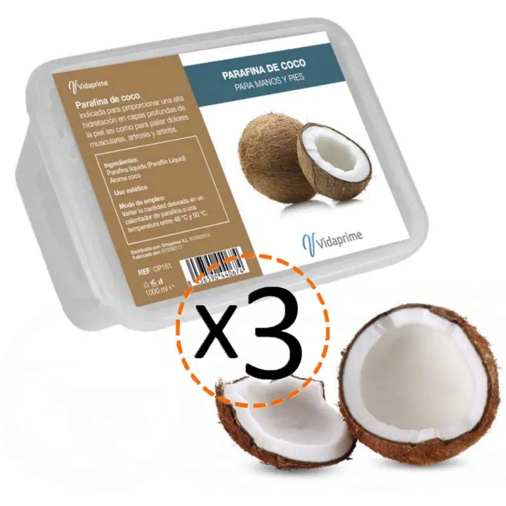 Pack Parafina Antioxidante para Manos y Pies 3000 ml | Coco Ortoprime Ortoprime - 1