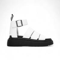 Sandalias de mujer verde caqui, negro y blanco para verano con plataforma, planta del pie acolchada, ajuste con hebilla, cómodas y ligeras en tendencia 2025 dana - details 2