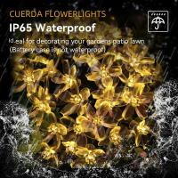 Luces De Flores Fae Tiradas Operadas Por Batería Impermeables 10/20/30/40 LED Cherry Blossom Para Decoración De Bodas Y Fiestas - details 9