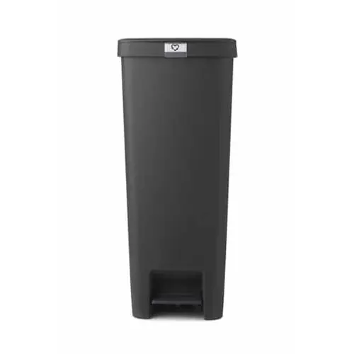 Cubo con pedal BRABANTIA 40 litros negro 800023 - 1
