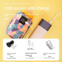 Bolsa Aislada Para Botella De Alimentos Infantis Calentador De Leche Y Agua USB Para Paseos En Carrito De Compras Uso Exterior - details 8