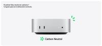 Apple Mac mini (2024) Chip M4, CPU de 10 núcleos, GPU de 10 núcleos, 16GB de RAM, 256GB de SSD, Chip M4 de Apple, Gigabit Ethernet, Plata - details 4