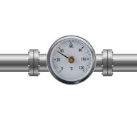Termómetro De Aluminio Clip-en-Spring Para Tubo 63mm Medidor De Temperatura Bimetal 0-120 Grados C Ideal Para El Hogar - details 3