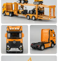 Modelo De Coche De Rescate En Escala 1/32 De Aleación Juguetes De Transporte De Automóviles Dobles Capas Extensas Para Niños Y Coleccionistas - details 9
