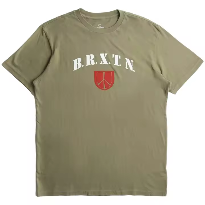 Camiseta de Manga Corta Brixton Harden Ss Stt para hombre en color verde - 1