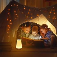 Lámpara Nocturna Portátil RGB Con Control Remoto Y Táctil Color Cambiante Recargable USB Para Mesa Y Cama Luz De Noche Con Sensor De Toque - details 10