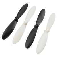 20 piezas de hélices de reposición para Hubsan X4 H107, lighter Negro y Blanco - details 3