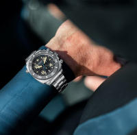 Reloj Deportivo De Inmersión Para Hombre 2024 Reloj De Cuarzo Con Pantalla Grande De Acero Inoxidable 316L Y Cristal De Zafiro Resistente Al Agua 500M Luminoso Chronógrafo - details 11
