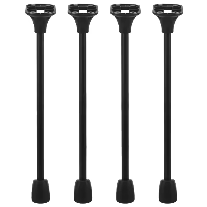 Uds pinzas para el pelo patas de mesa plegables muebles de Metal cama pesada café viaje - 1