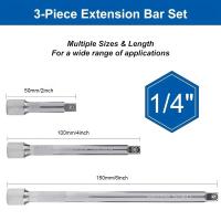 Juego De Extensión De Destornillador Y Llave De Fijación 1/4" 3/8" 1/2" Barra De Extensión De Llave Multifuncional Antideslizante Herramienta Manual Para Reparación De Motocicletas - details 6