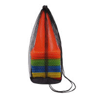 25PCS Conos De Fútbol Portátiles Con Marcadores De Color Para Entrenamiento De Agilidad De Fútbol Tamaño 18x13x13cm Material PE - details 0