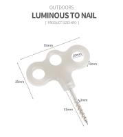 Juego De 10/15 Piezas De Ancillares De Viaje Y Camping Accesorios De Equipo Exterior Con Punta De Tornillo Gancho Cuerda Hebilla Luz Pegos Para Tienda De Campaña - details 7