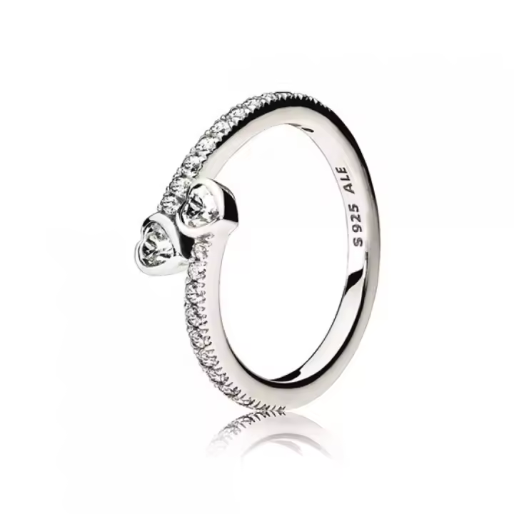 Anillo Pandora 191023CZ-54 Mujer Plata Corazón Circonitas - 1