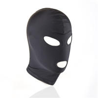 Máscara Sexy Con Capucha Para Juegos De Rol Adulto Mascarilla De Ojos Y Bocón Para Fiesta BDSM Set De Restricción Corporal Para Mujeres - details 3
