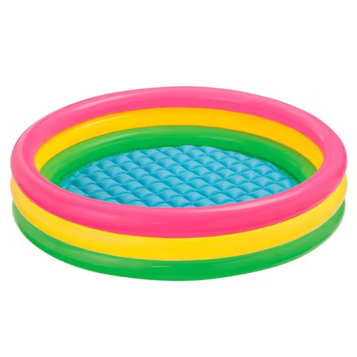 Piscina hinchable intex 3 aros sunset, 147 x 33 cm, 275 l, Multicolor - 1