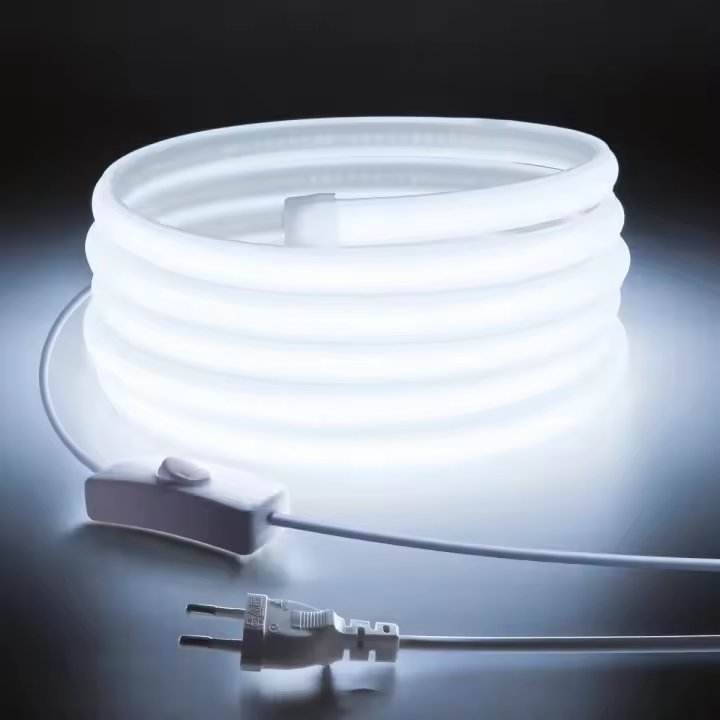 Tiras LED COB 220V Alta Brillo 12W/M Impermeables IP68 Flexibles Para Iluminación De Cocina Armarios Jardín Al Aire Libre - 1