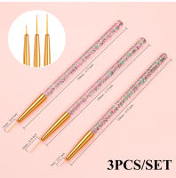 Set De 3 Pinceles Para Uñas Con Gel UV Pincel De Dibujo Ultrafino Para Manicura DIY Herramienta De Línea Estrecha Para Francés Y Acrílico - details 9
