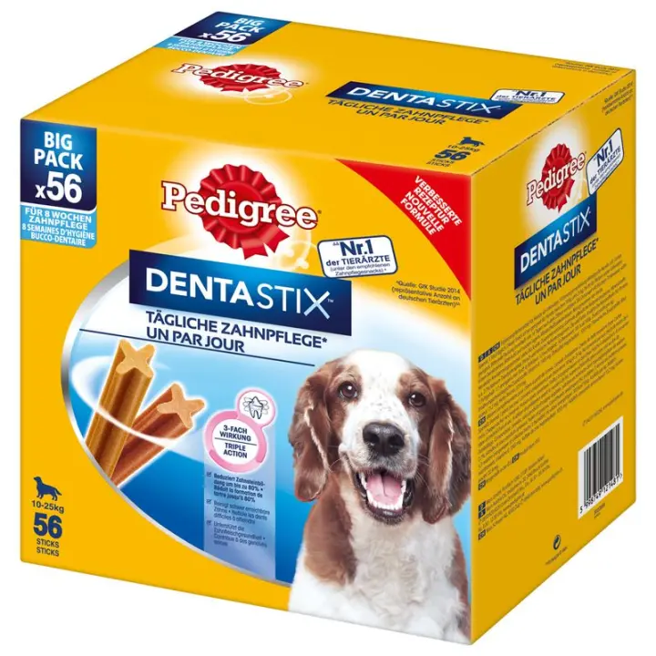 Dentastix Daily Oral Care Snacks para Perros Medianos - 56 Unidades - 1