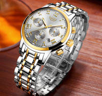 Reloj De Hombre LIGE 2024 Chronógrafo Deportivo De Lujo Marca Relojes De Cuarzo Acero Inoxidable Impermeable Con Manos Luminosas Y Calendario Completo - details 17