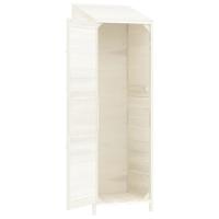 Cobertizo de jardín madera maciza de abeto blanco 55x52x174,5cm Decoración de muebles de jardín al aire libre - details 6