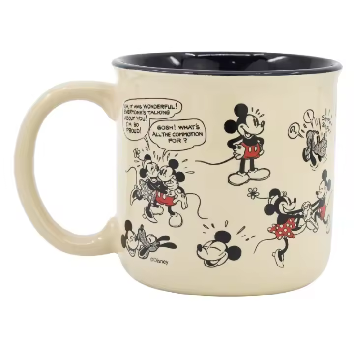 Taza de Ceramica Mickey Mouse Vintage Disney - 1