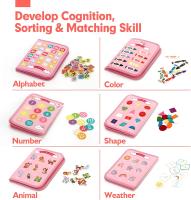 Libro De Actividades Montessori Para Bebés Juguetes Educativos Portátiles Fomentan Los Habilidades De Mano-Eje Para Niños De 3-6 Años - details 24