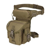 Bolsa De Pierna Multifuncional Impermeable Para Hombres Con Cinturón De Hombro Utillaje Táctico De Montar Y Disparar - details 1