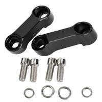 Adaptador Universal Para Espejos Retrovisores De Motocicleta 2Pcs Base De Aluminio Extensión De 4cm Elevación De 3cm Accesorios Para Motocicleta - details 0
