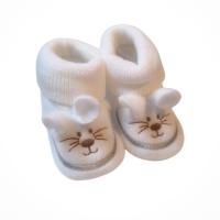 Patucos bebé recién nacido suaves, Zapatos bebé con diseño ratón, Patucos antideslizantes recién nacido, Zapatitos bebé orejas y bigotes ratón, Calzado bebé primeros pasos animalito, Patucos recién nacido ratón cómodos, Zapatitos suaves bebé estilo ratón - details 17