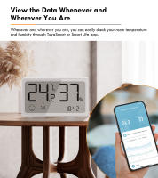 Sensor De Temperatura Y Humedad Inteligente Girier Tuya ZigBee Para Interior Medidor De Temperatura Y Humedad Piloto Integrado Compatible Con Alexa Y Google Assistant - details 5