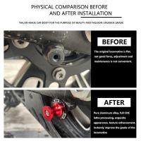 DragonflyMoto Soportes De Eje Para Motocicleta CNC Aluminio Anodizado Universal Para Super Soco CPx CUmini CUx TC 50 TC Max Wanderer TCMax 2019-2022 - details 1