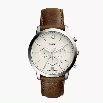 Reloj Neutra con cronógrafo, de piel marrón FOSSIL FS5380 FOSSIL - 1