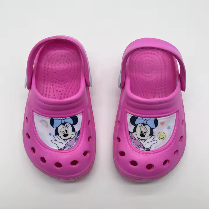 Arditex - Zuecos Infantil Unisex con estampado de Minnie, cómodos y ligeros WD14190 - 1