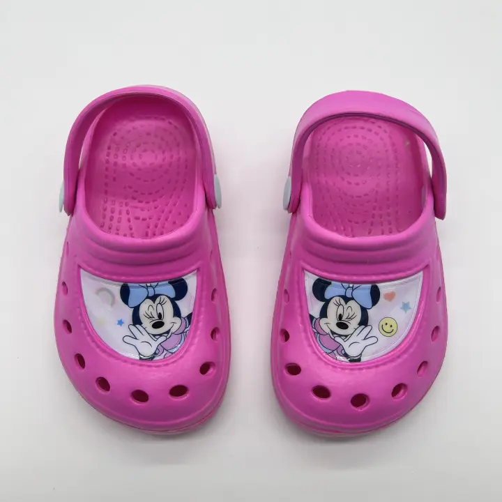 Arditex - Zuecos Infantil Unisex con estampado de Minnie, cómodos y ligeros WD14190 - 1