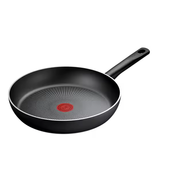 Tefal React, gama de Sartenes 22-30 cm, Cazo 18 cm y Wok 28 cm, revestimiento antiadherente resistente y seguro, cuerpo de aluminio 100 % reciclado, indicador de temperatura, avanzada tecnología de inducción, fabricada en Francia - 1