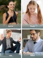 Auriculares USB Tipo C In-Ear HiFi Sonido Auriculares con Cable Blanco USB C Auriculares Internos con Micrófono Compatible con iPhone 15Plus Pro MAX Galaxy S23 iPad Pro 2022 Huawei Xiaomi Pad 5 6 Redmi Pad Tablet Pixel 8 7a 7 6a Oneplus 11 etc. - details 2