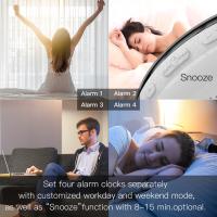 Reloj De Alarma Inteligente MOES WiFi Con Luz De Despertar Y 7 Colores Compatible Con Alexa Y Google Home Función De Atardecer/Alba - details 3
