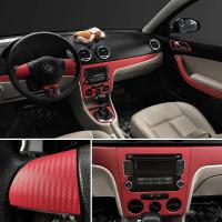 Papel De Película 3D De Fibra De Carbono Para Coche 30x127cm Decorativo DIY Vinilo Estilo Interior Automóvil Adhesivo De Decales - details 8