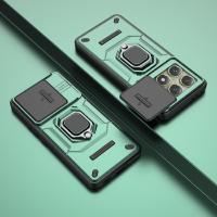 Funda De Teléfono Metálica Rotativa 360° Con Anillo Y Soporte Para Lente Protección De Pantalla Compatible Con Xiaomi 14T 13T pro Redmi Note 14C 14 12 13 13C pro - details 18