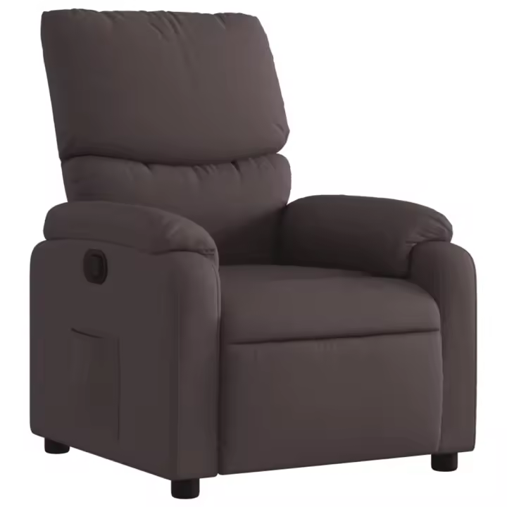 vidaXL Sillón reclinable de tela Gris claro, Gris oscuro, Negro Sillon Dormitorio Sillon Comodos Silla Relax Sillón Sofá - 1