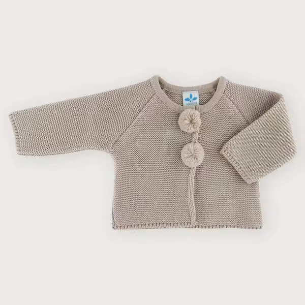 Chaqueta punto bobo Pompones Sardon 024MA-250 sardon Abrigos y Chaquetas Boleros Otoño 24 - 1