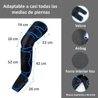 Masajeador De Piernas Con Presión De Aire Para Relajación Muscular Y Drains Líquidos 360° Promueve La Circulación Sanguínea - details 4