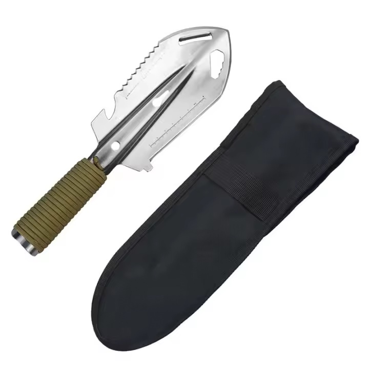 Shovel Multifuncional Portátil Para Camping Viajes Y Picnics Herramienta De Jardín De Sobrevivencia Para Exteriores - 1