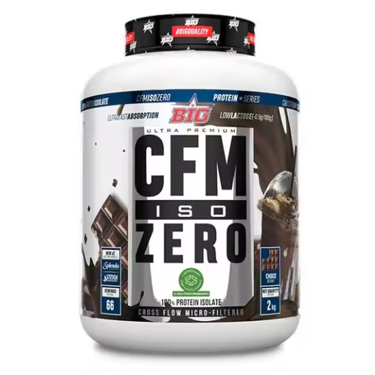 CFM ISO Zero 2Kg Chocolate Delight - Big + Mezclador de regalo / Baja en lactosa   Baja en grasas   Calidad garantizada  Deliciosa - 1
