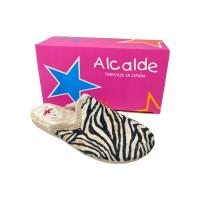 Zapatillas de Casa de Mujer con Dibujo de Leopardo y Cebra - Marca Alcalde: Comodidad y Estilo para el Hogar - details 4