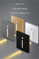 Lámpara De Pared Revestida LED Con Sensor PIR Para Pasillos Escaleras Y Estepes Iluminación Moderna Interior Para El Hogar - details 6