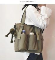 Bolso Bandolera Grande Para Mujer Xierya Capacidad De Almacenamiento Amplia Estilo Casual Cierre De Cremallera Material Impermeable Bolsa De Mano Para Estudiantes - details 6